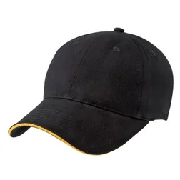 Premium Soft Cotton Six Panel Cap with Contrast Sandwich Peak