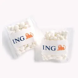 Chewy Mint Wedding Event Bags Full Colour Sticker 50g
