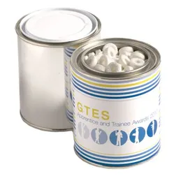 Chewy Mint Filled Paint Tin with Full Colour Sticker