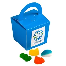 Mixed Lollies Takeaway Noodle Box with Full Colour Sticker