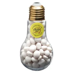 Chewy Mint Light Bulb Jar with Full Color Branding