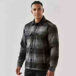 Highland Sherpa Lined Plaid Work Jacket