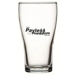 425ml Conical Beer Glass with Full Colour Print