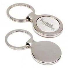 Alloy Circular Key Ring with Presentation Gift Box