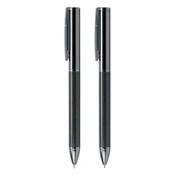 FUSION Carbon Fibre Brass Pen and Pencil Executive Gift Set