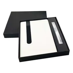Finch A5 Soft Touch PU Leather Notebook with Aluminium Pen