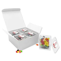 Jelly Bean Four Acrylic Containers Gift Pack
