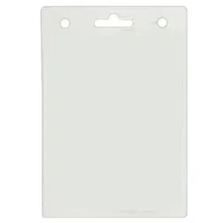 Clear Plastic Dual Pocket Badge Holders