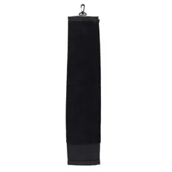 Terry Velour Golf Towel with Plastic Hook