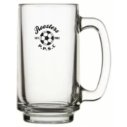 Clear Glass Drinkware with Dual Branding Options