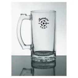 Traditional Glass Beer Stein 450ml Heavyweight
