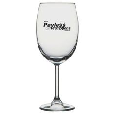 Footed Stem Wine Glass 240ml Clear
