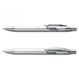 Metal Grip Mechanical Pencil with Dual Branding Areas