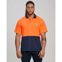 TrueDry Cotton Micromesh High Visibility Safety Polo