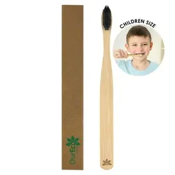 Kids Bamboo Toothbrush with Charcoal Infused Bristles