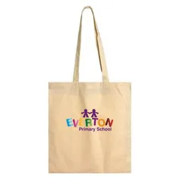 150gsm Calico Tote with Long Handles