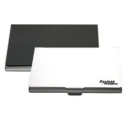 Slimline Anodised Aluminium Business Card Holder