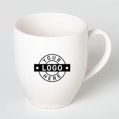 Brooklyn Ceramic Mug with Wrap Print Design