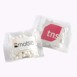 Chewy Mint Clear Bags 25g Corporate Event Confectionery