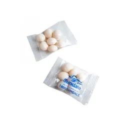 Chewy Mint Filled Bags Thermal Transfer Branding