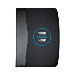 A4 Microfibre Ringbinder Compendium with Interior Pockets