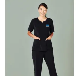 Avery Ladies Straight Leg Scrub Pants with Stretch and Antistatic Finish