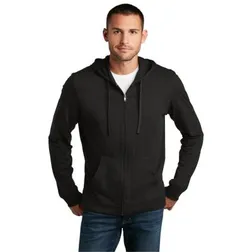 District Young Mens Cotton Poly Full Zip Hoodie