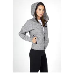 Heavy Fleece Zip Hoodie with Stretch Cotton Spandex Blend