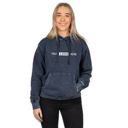 Cotton Rich Stone Wash Fleece Ladies Corporate Pullover