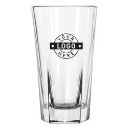 Engraved Glass Beer Tumbler 355ml Clear