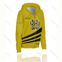 Heavyweight Full Zip Sublimated Jersey Fleece