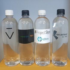 Clear Plastic Sport Water Bottle 600ml Australian Made