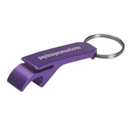 Fox Aluminium Bottle Opener Keyring with Engraving