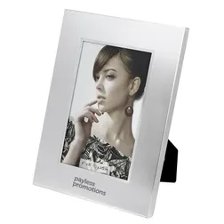 Walker Brushed Silver Aluminium Photo Frame with Laser Engraving