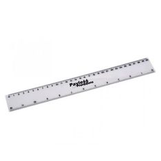 White Plastic Ruler 30cm Educational Office Measuring Tool