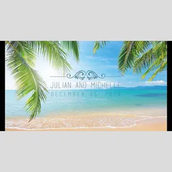 Full Colour Palm Tree Neoprene Stubby Holders