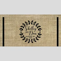 Rustic Jute Neoprene Wedding Stubby Holders