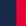 Unisex Close Front Contrast Fleece Hoodie in Navy / Red