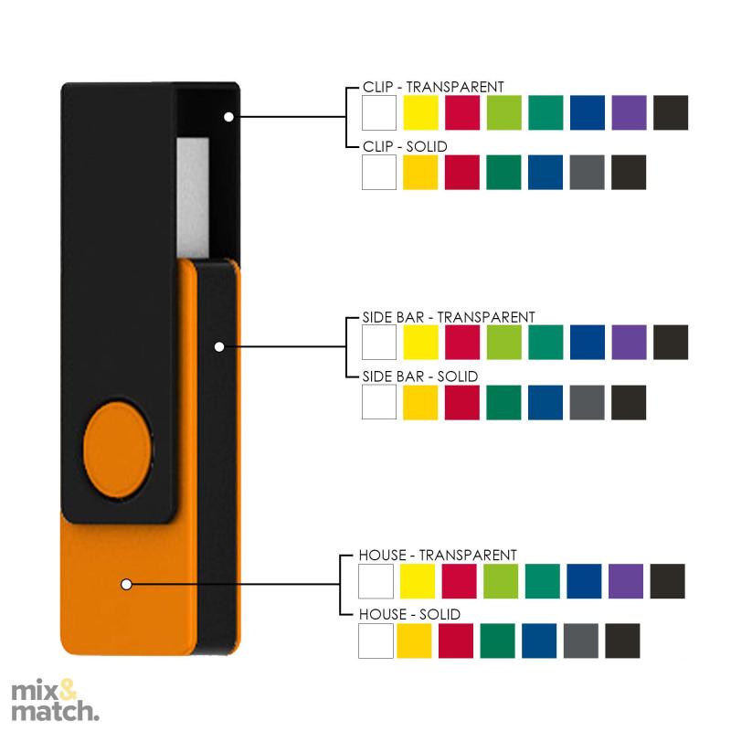 Black/orange