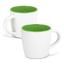 White/Bright Green